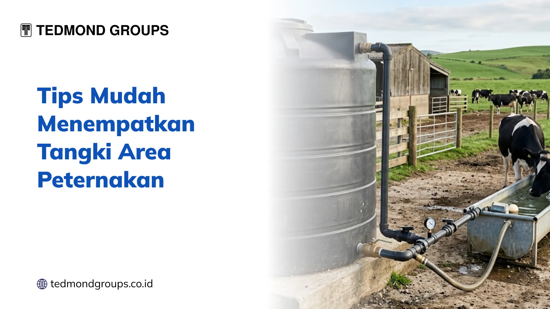 Tips Mudah Menempatkan Tangki Area Peternakan