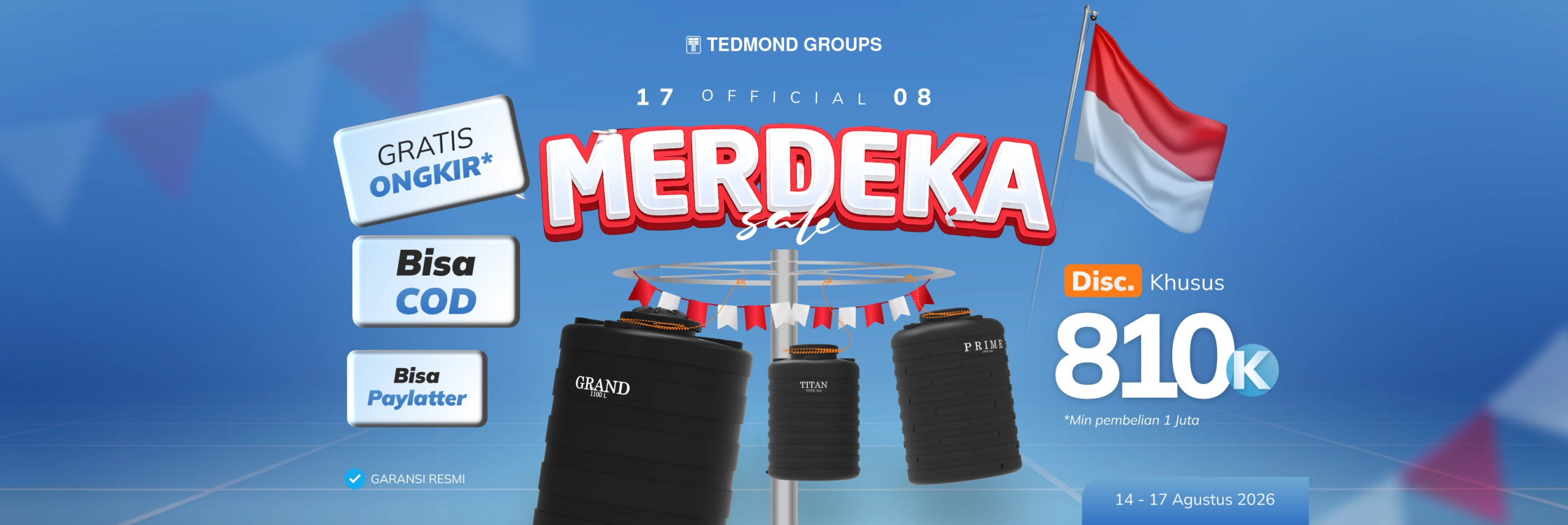 3. Promo Agustus Official Surabaya Shopee