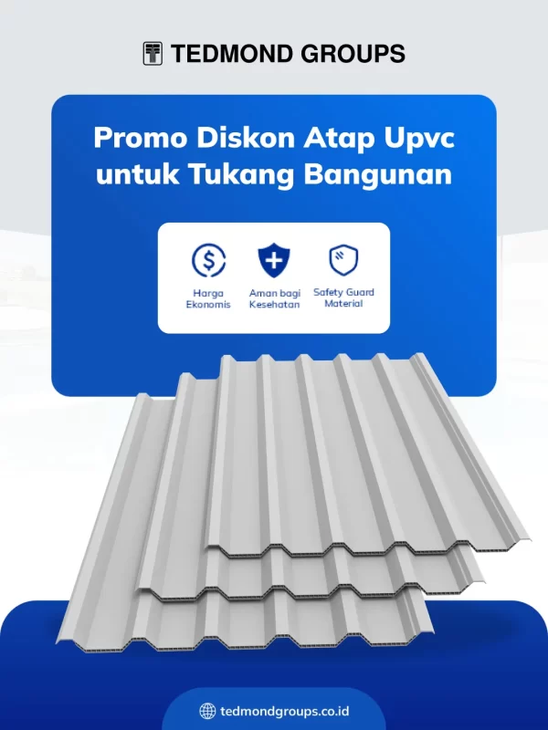 Promo Diskon Atap Upvc untuk Tukang Bangunan