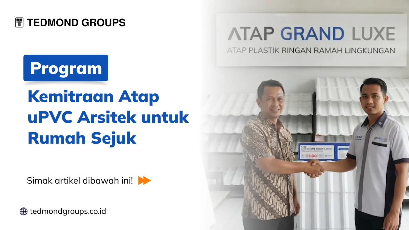 Program kemitraan atap upvc arsitek untuk rumah sejuk 1x