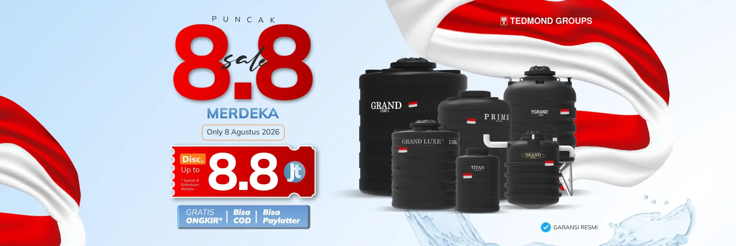 2. Promo Agustus Official Surabaya Shopee