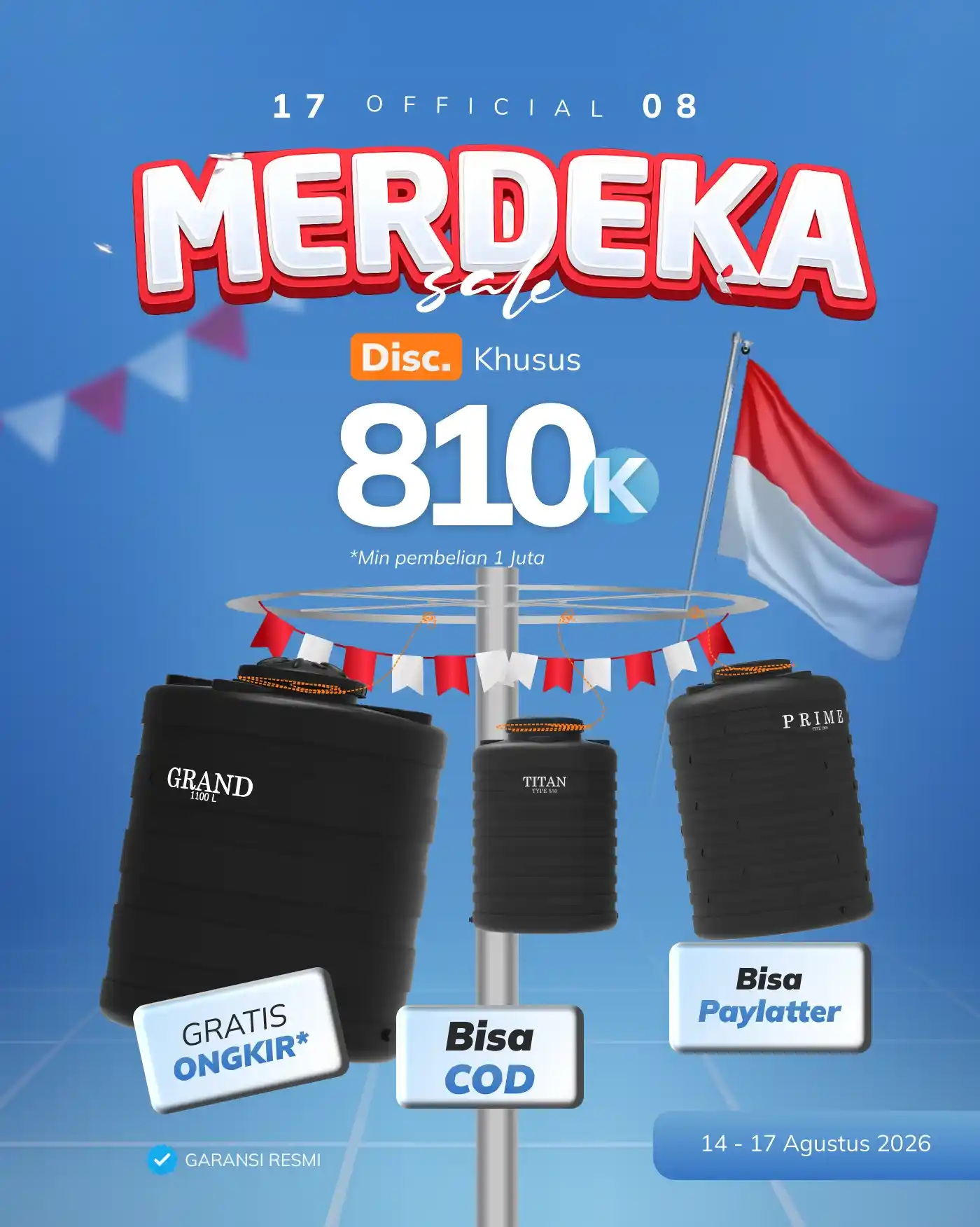 3. Promo Agustus Official Surabaya Shopee Mobile