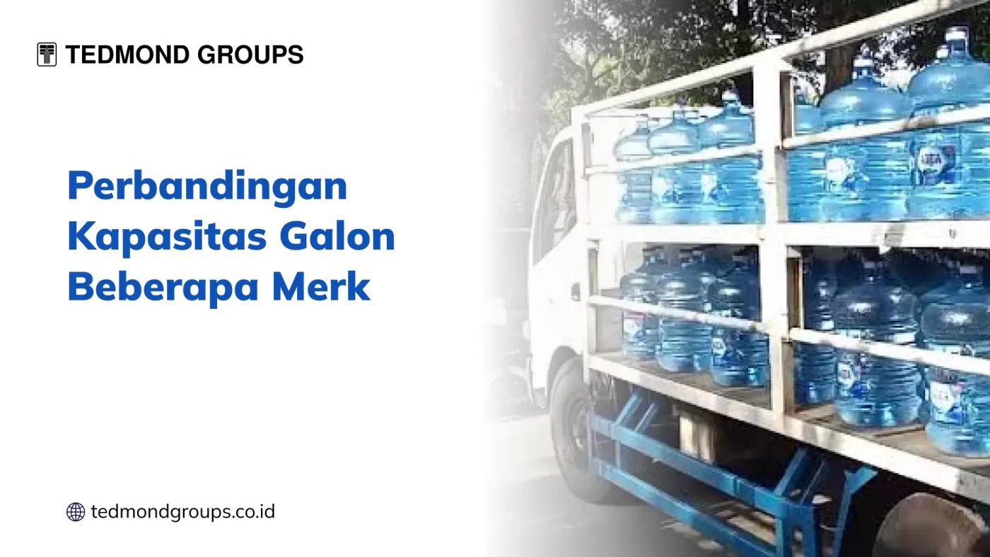Perbandingan kapasitas galon beberapa merk 1x
