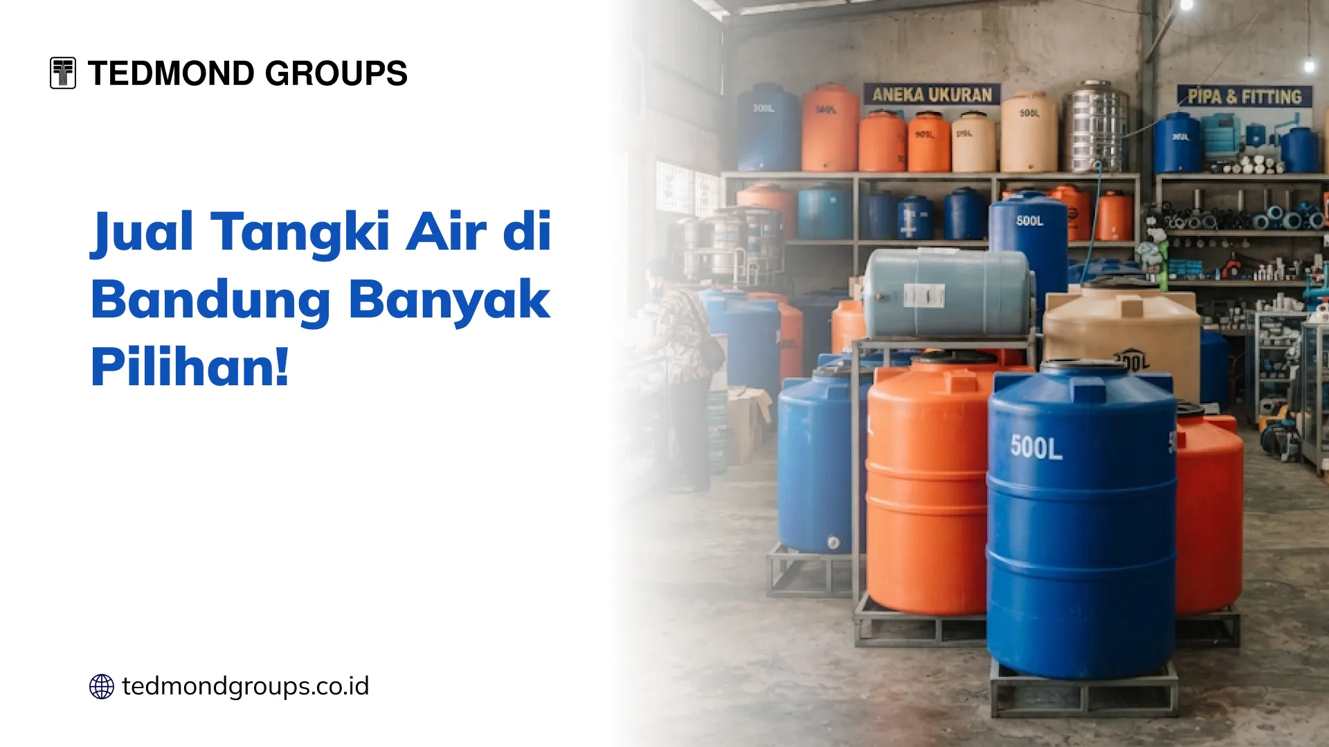 Jual Tangki Air di Bandung Banyak Pilihan!