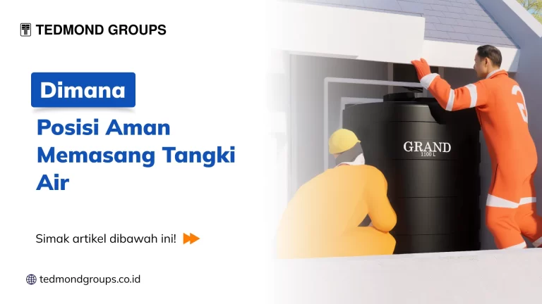 Di mana posisi aman memasang tangki air 1x
