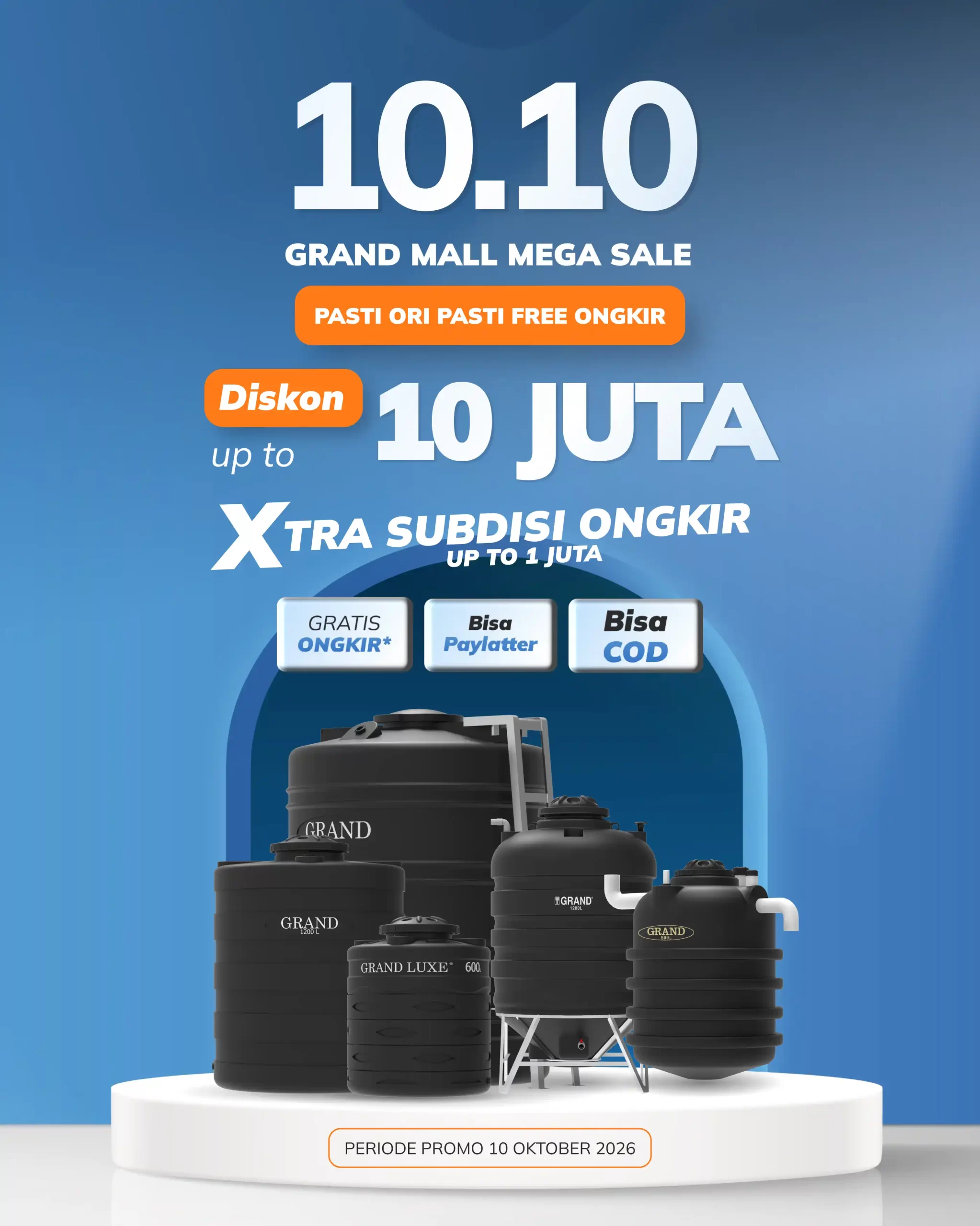 2 promo oktober official shopee mobile