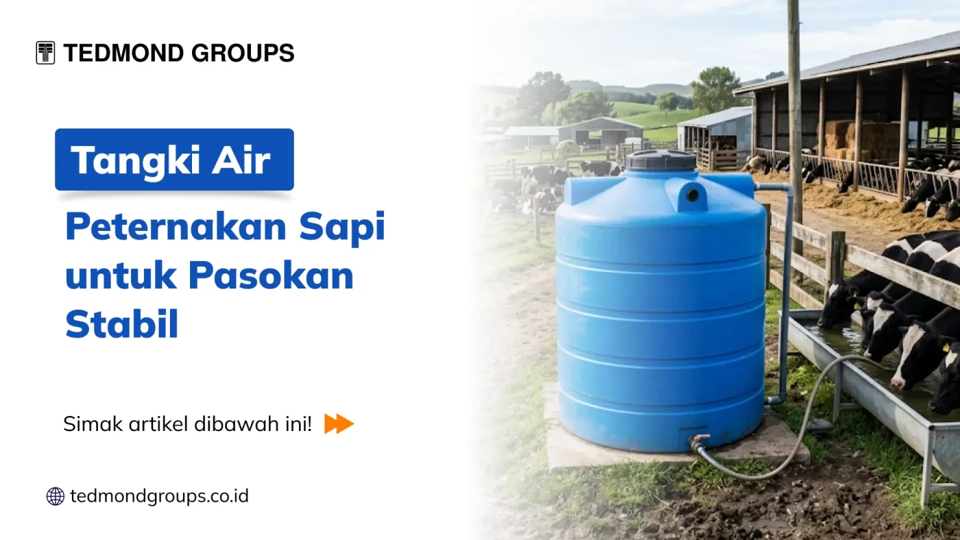 Tangki Air Peternakan Sapi untuk Pasokan Stabil