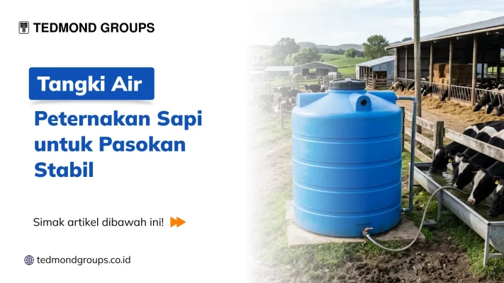 Tangki Air Peternakan Sapi untuk Pasokan Stabil