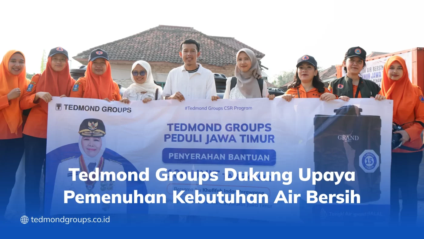 Tedmond Groups Dukung Pemenuhan Kebutuhan Air Bersih di Jawa Timur