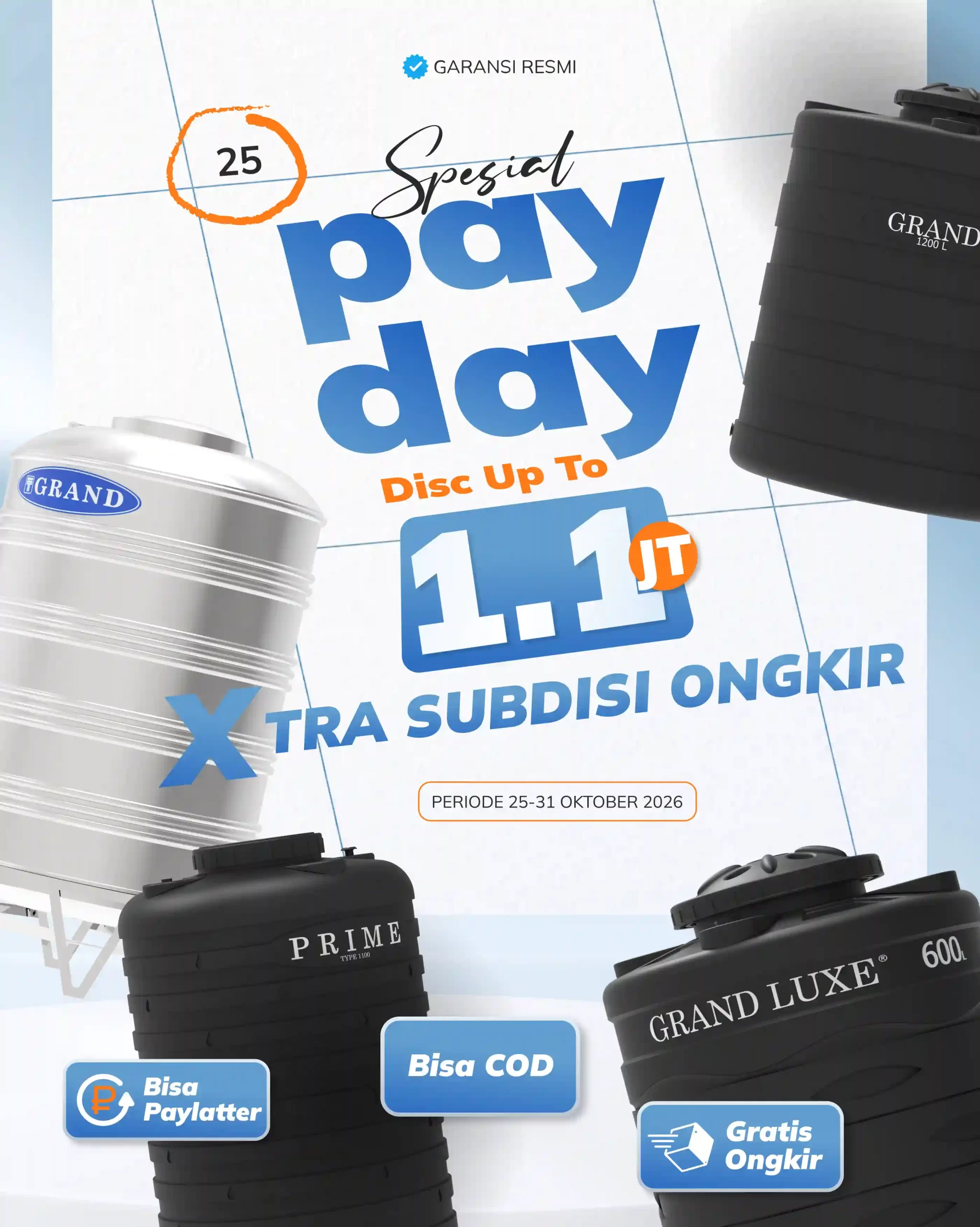 4 promo oktober official shopee mobile