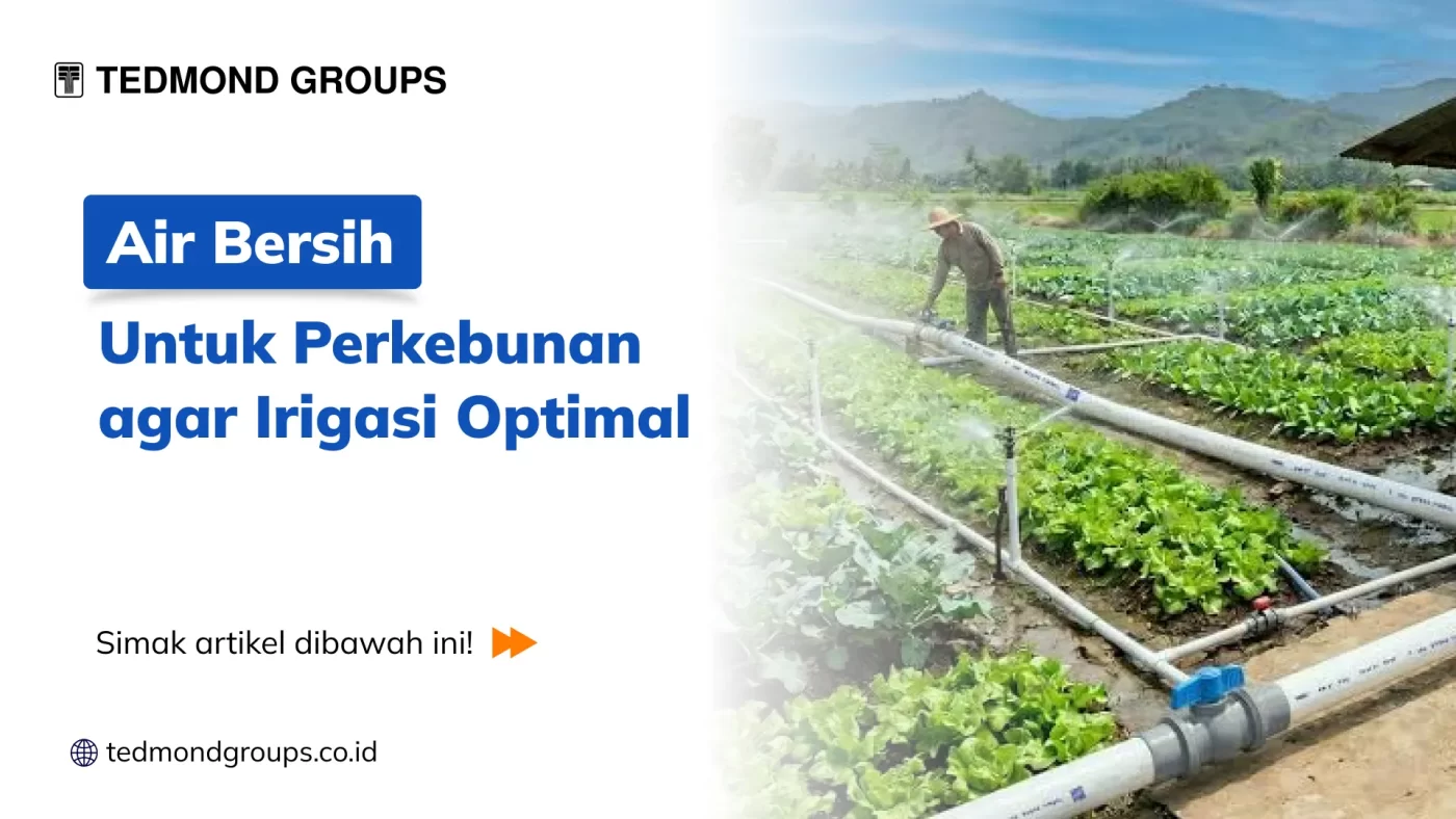 Air Bersih untuk Perkebunan agar Irigasi Optimal