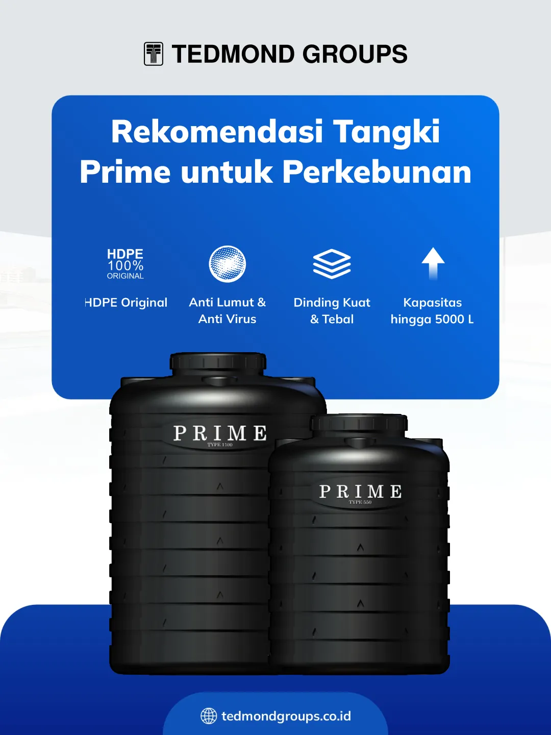 Rekomendasi Tangki Prime untuk Perkebunan