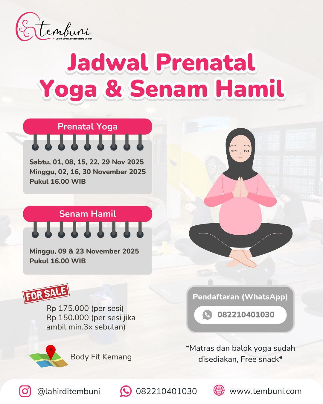 kelas-prenatal-yoga-senam-hamil