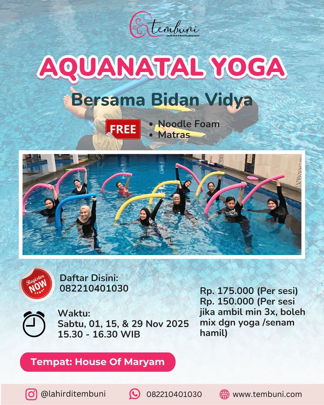 kelas-aquanatal-yoga