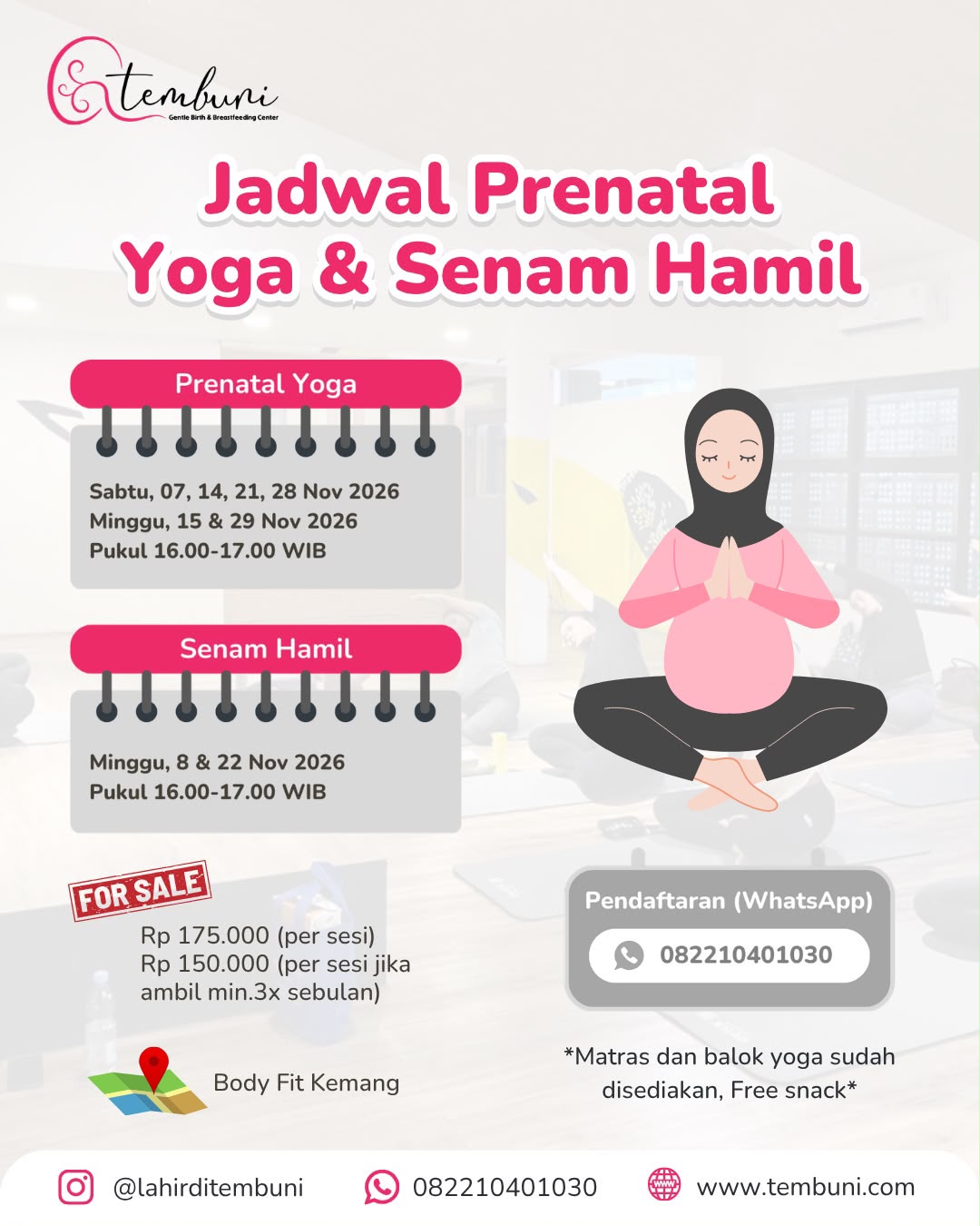 kelas-prenatal-yoga-senam-hamil