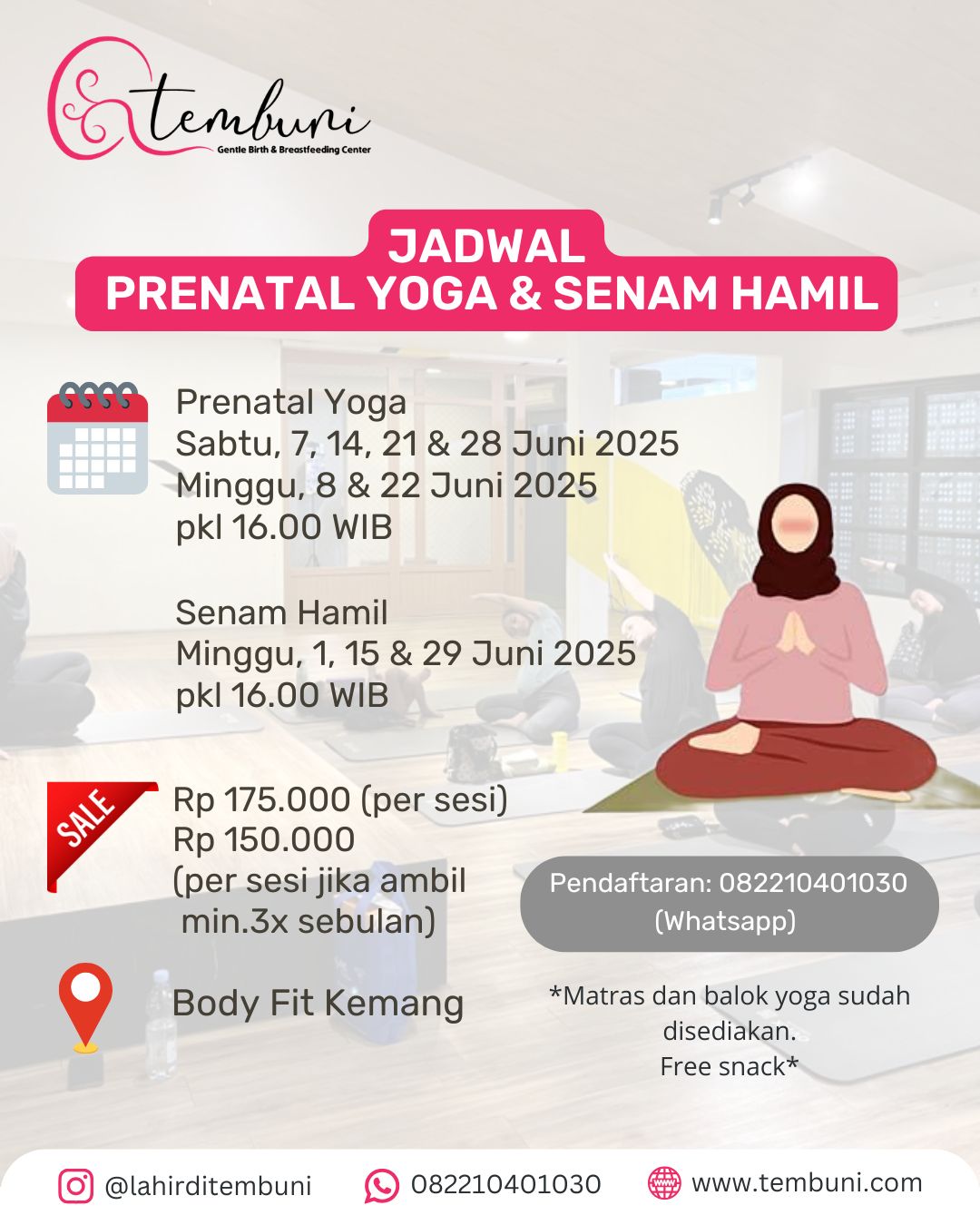 kelas-prenatal-yoga-senam-hamil
