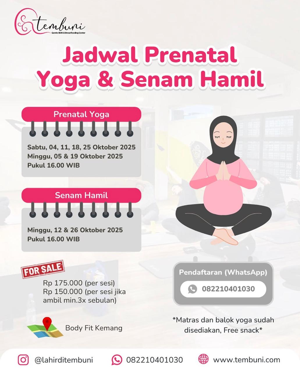 kelas-prenatal-yoga-senam-hamil