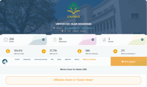 PRESTASI GEMILANG: UNINUS RESMI NAIK KE KLASTER UTAMA PERGURUAN TINGGI 2026