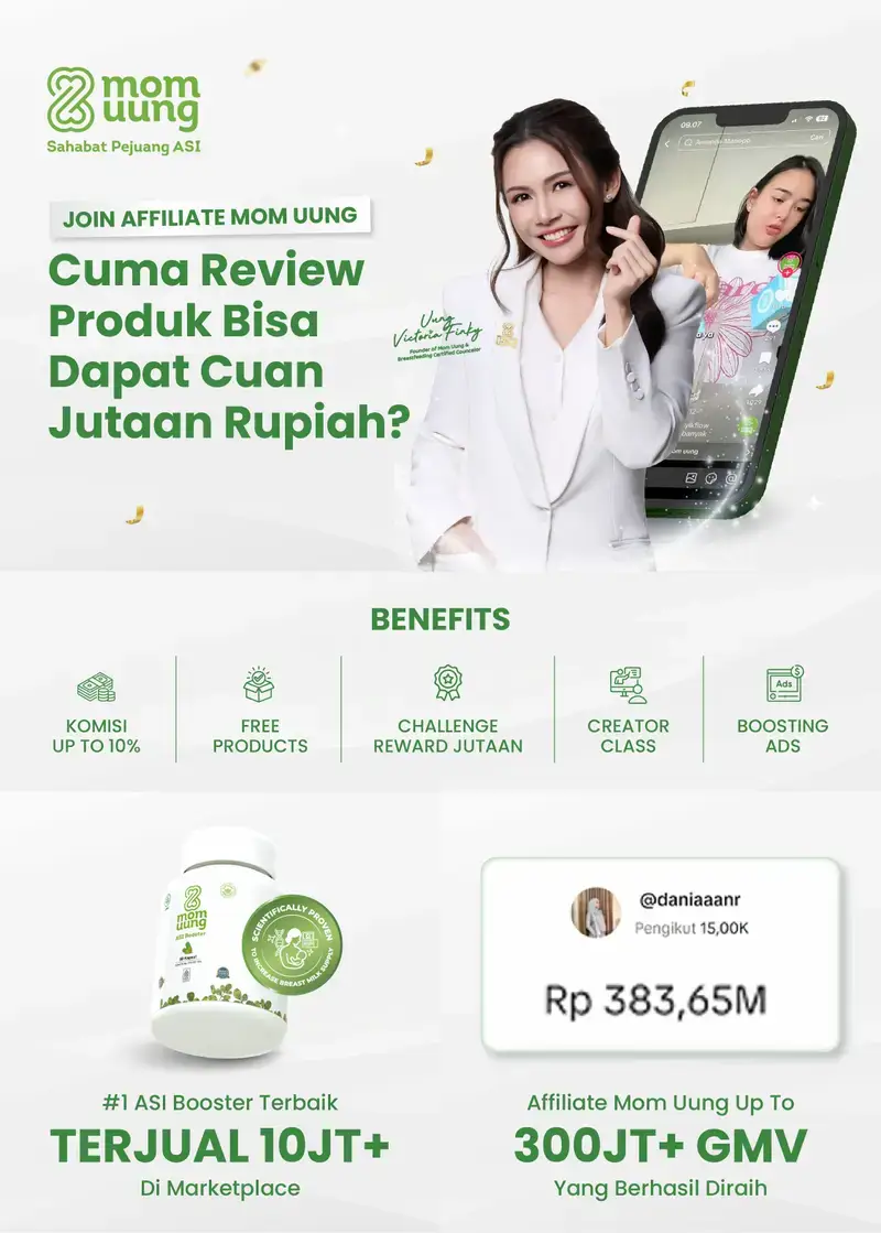 Join Affiliate Mom Uung — Cuma Review Produk Bisa Dapat Cuan Jutaan Rupiah