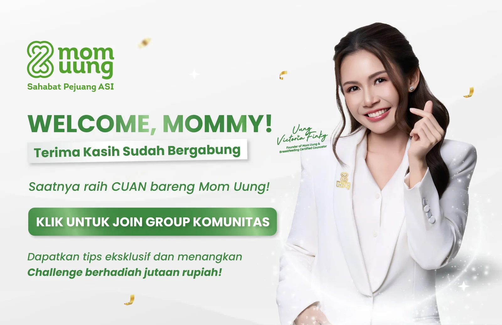 Welcome Mommy — Terima Kasih Sudah Bergabung