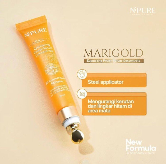 NPURE Marigold Eye Serum untuk Perawatan Area Mata