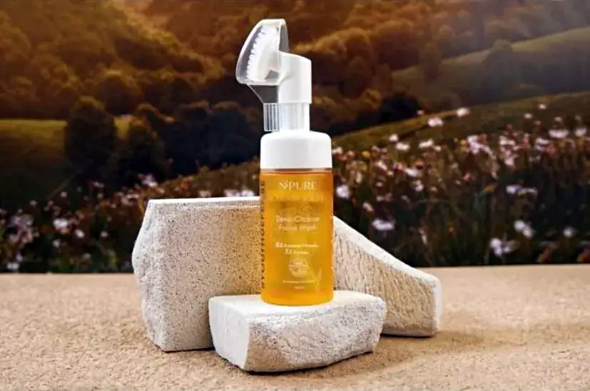 NPURE Marigold Facial Wash untuk Pembersih Wajah Harian