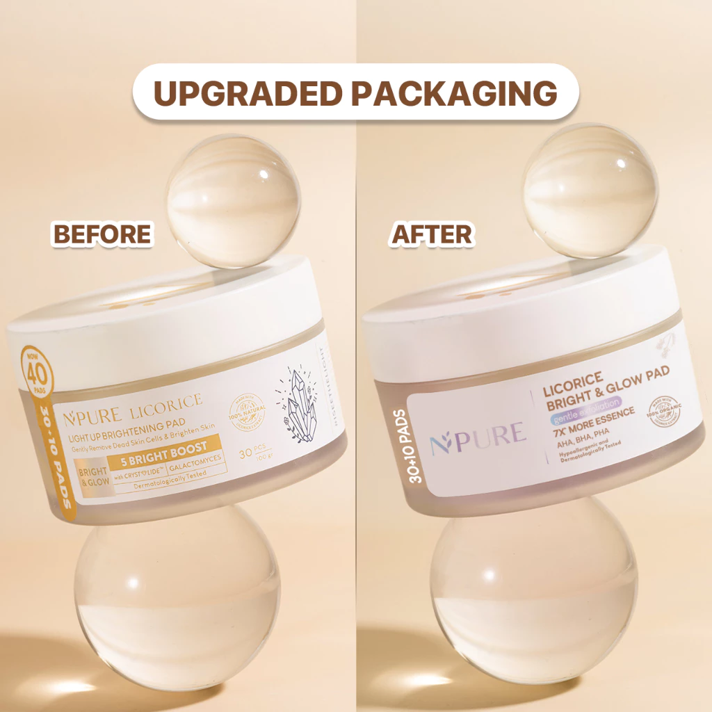 NPURE Licorice Light Up Brightening Pad 2