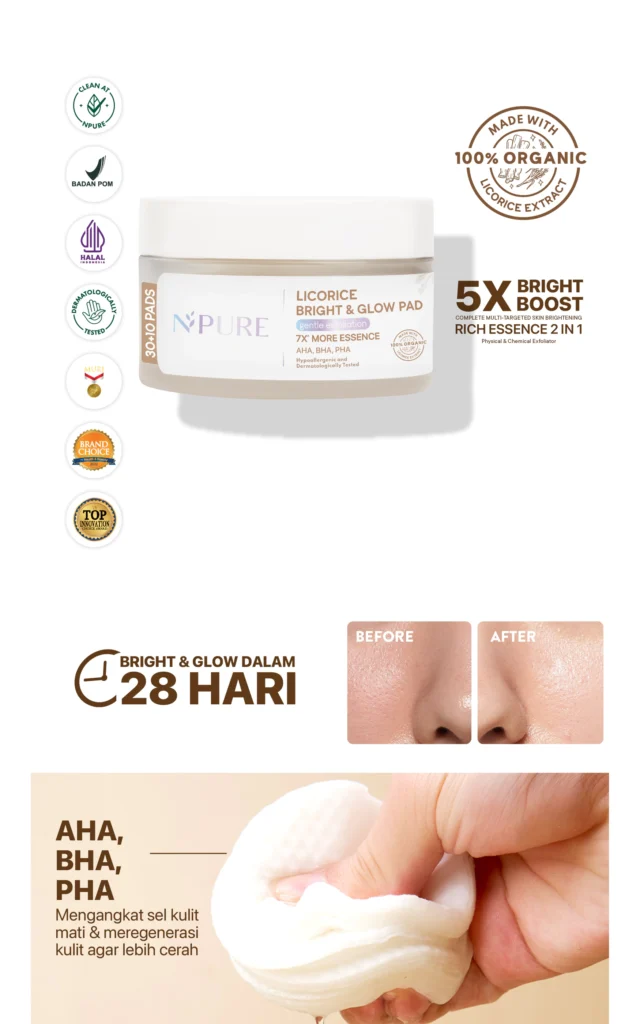 NPURE Licorice Brightening Pad