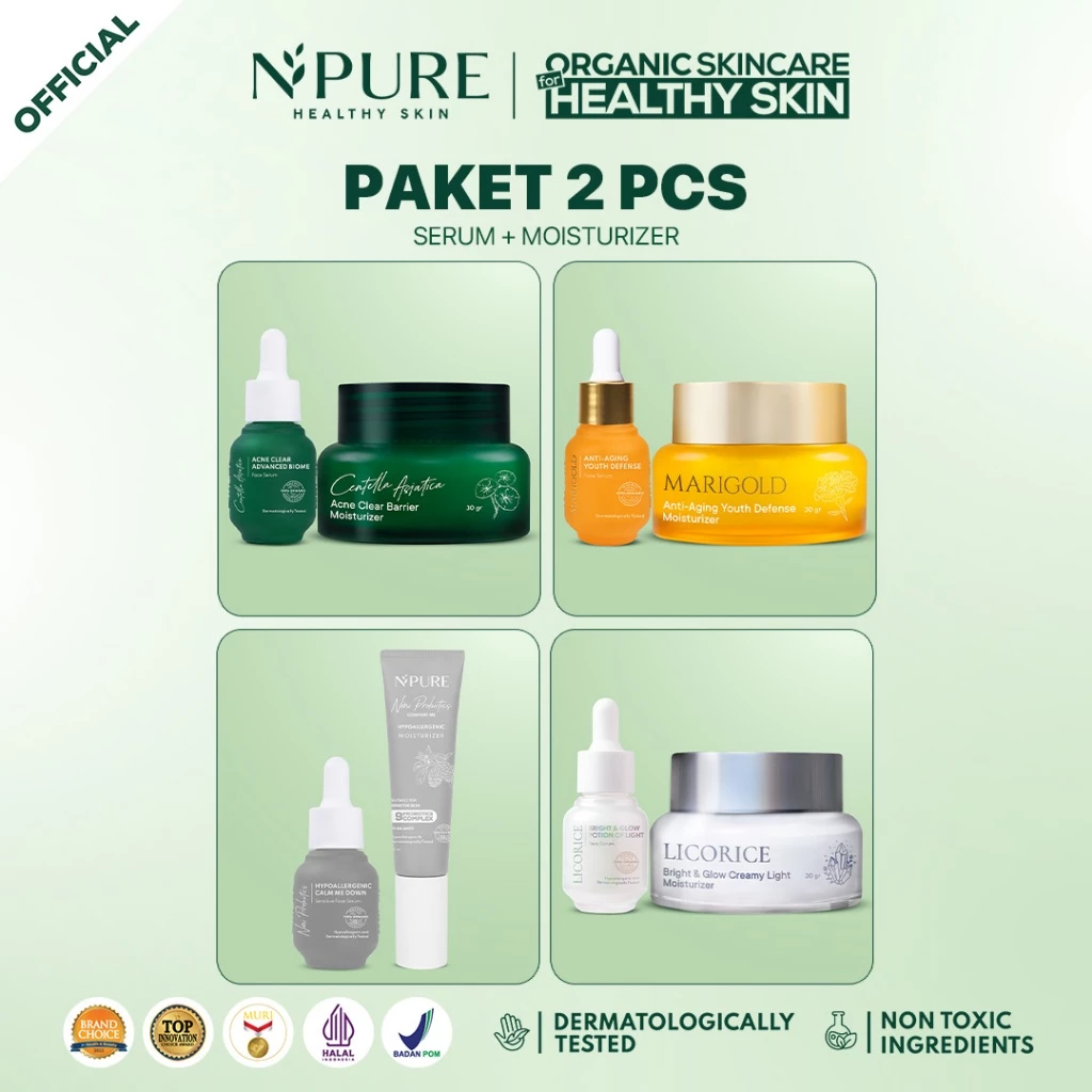 Bundling Skincare Serum & Moisturizer | NPURE All Series