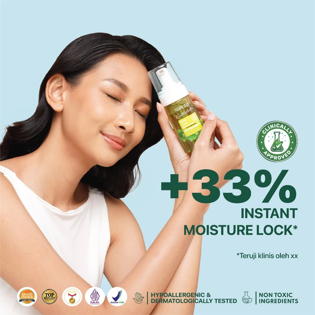 Facial Wash Anti Jerawat Non SLS | NPURE Cica Cleanser 7