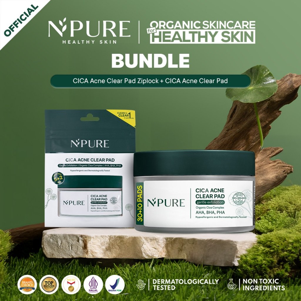 NPURE Gentle Exfoliation Pad Acne Clear Pad Cica 40 Pads 9