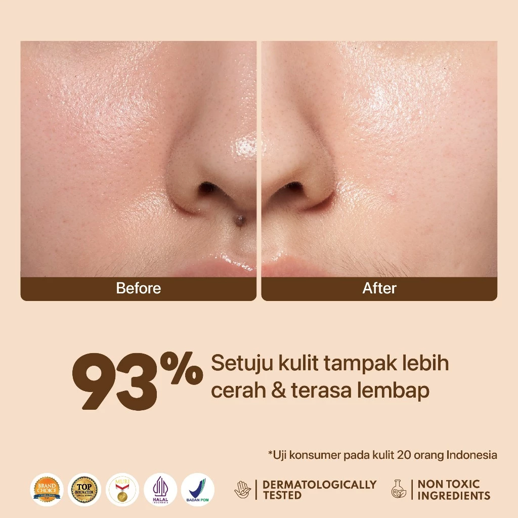 Bundling Skincare Brightening NPURE Licorice Serum Moisturizer 7