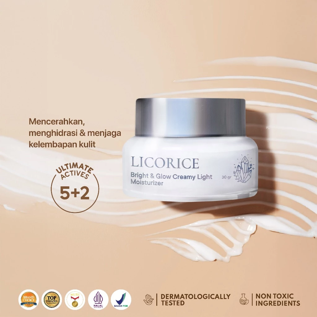 Bundling Skincare Brightening NPURE Licorice Serum Moisturizer 5