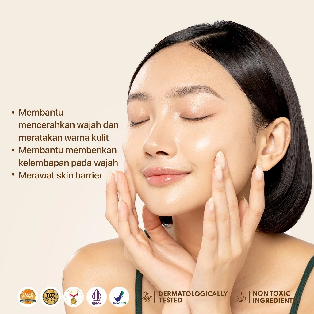 Bundling Skincare Brightening NPURE Licorice Serum Moisturizer 3