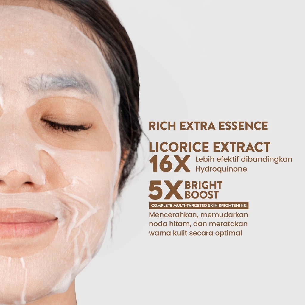 NPURE Licorice Ultra Light Complete Face Essence Sheet Mask 2