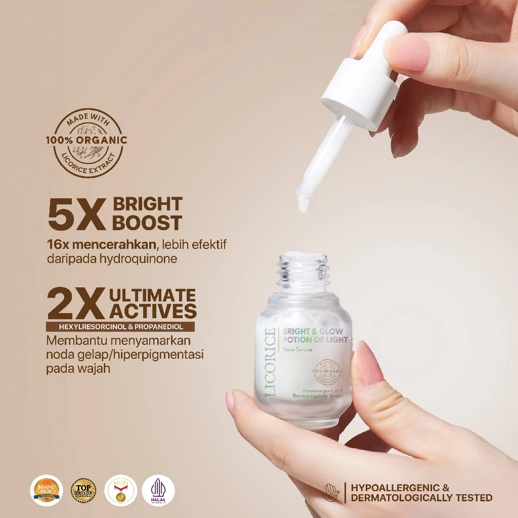 NPURE Licorice Bright & Glow Potion Of Light Face Serum 3