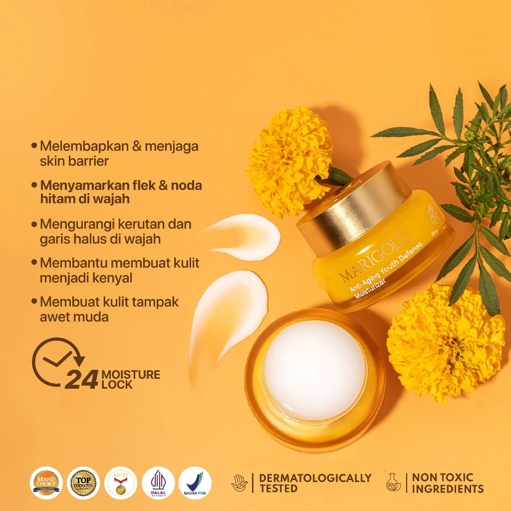 NPURE Marigold Anti Aging Moisturizer untuk Kulit Awet Muda 2