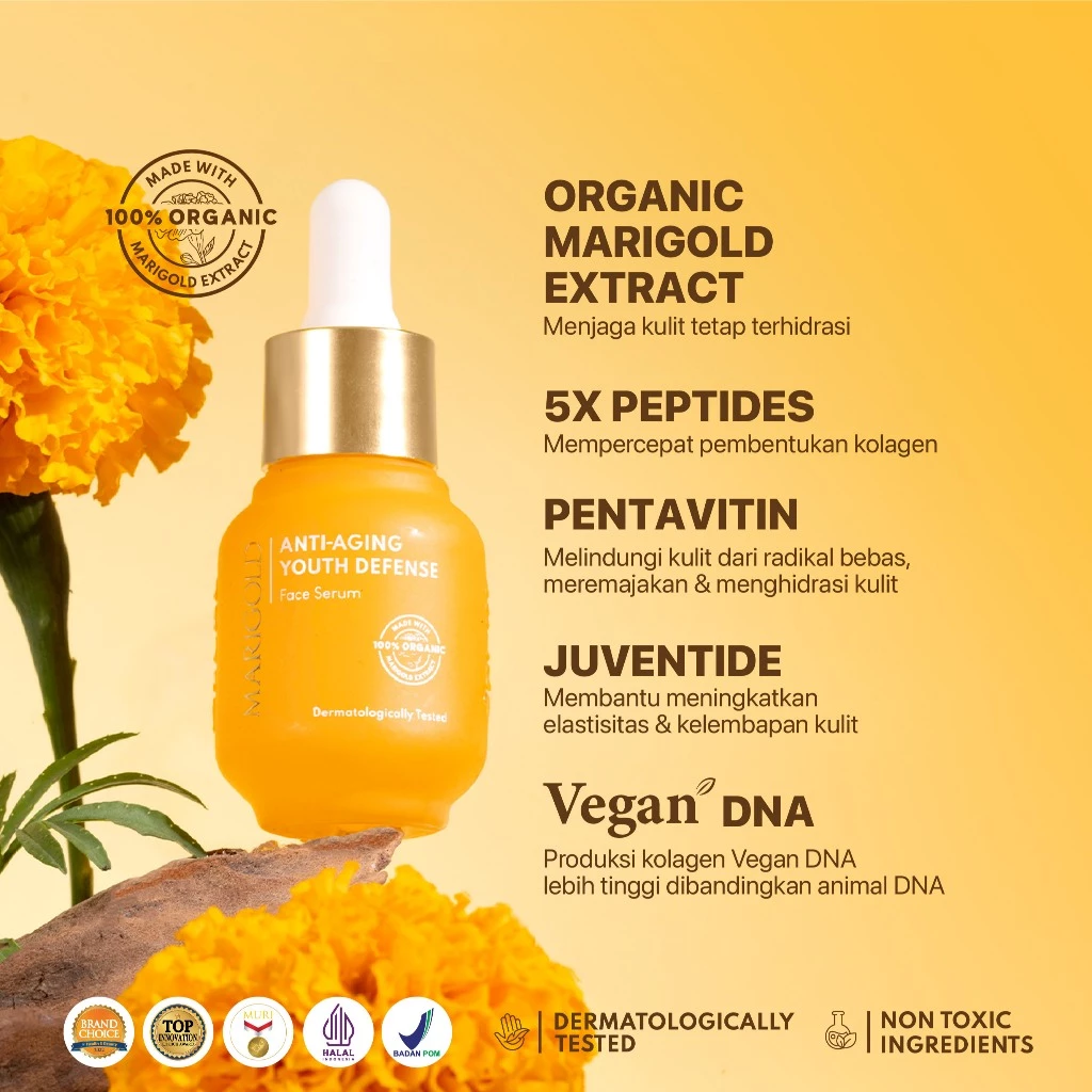 NPURE Marigold Anti Aging Youth Defense Face Serum 2