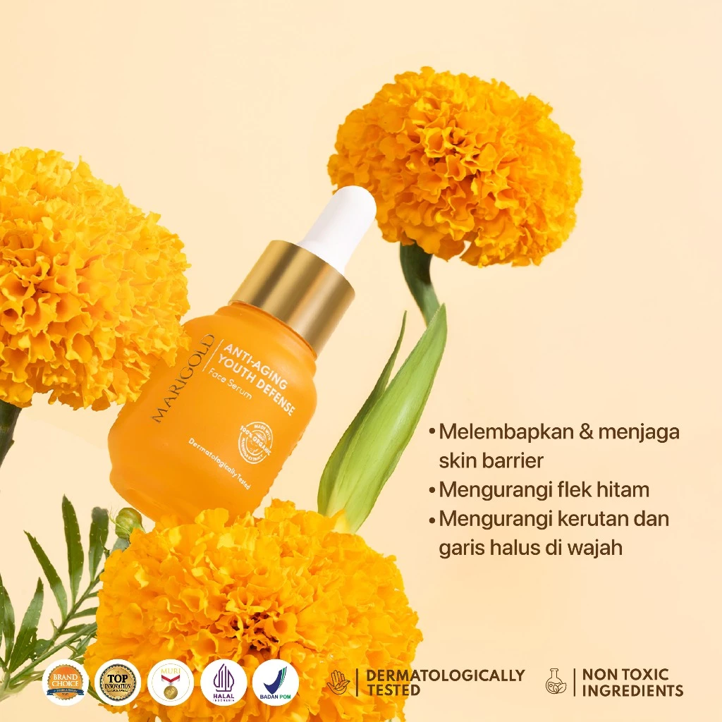 NPURE Marigold Anti Aging Youth Defense Face Serum 3