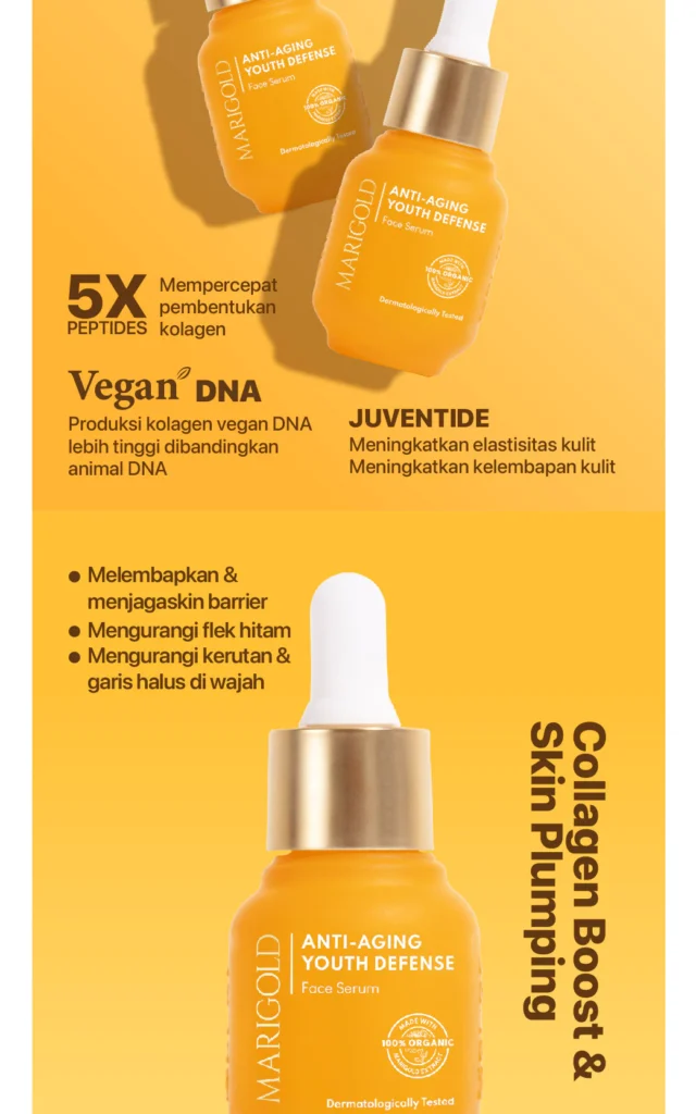 NPURE Marigold Anti Aging Youth Defense Face Serum