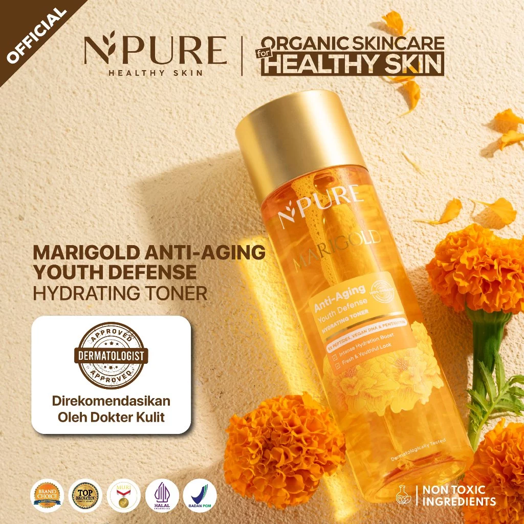 NPURE Marigold Anti Aging Youth Defense Hydrating Toner