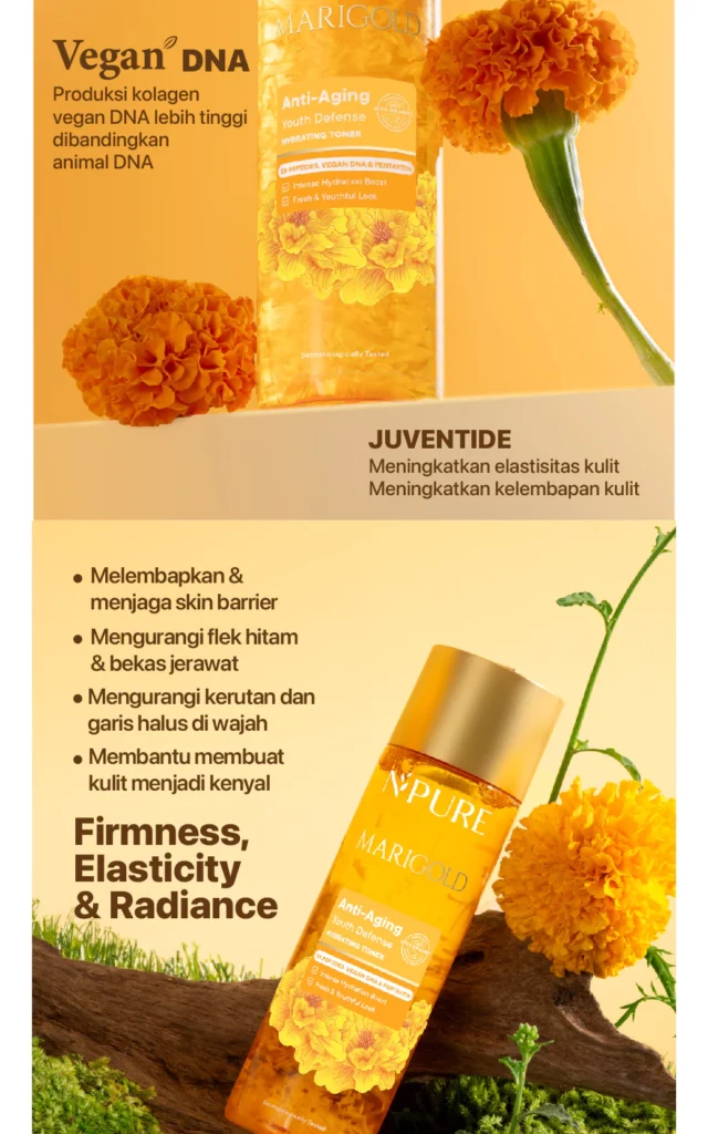 NPURE Marigold Anti Aging Youth Defense Hydrating Toner
