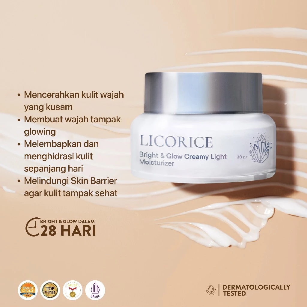 NPURE Licorice Bright & Glow Creamy light Moisturizer 5