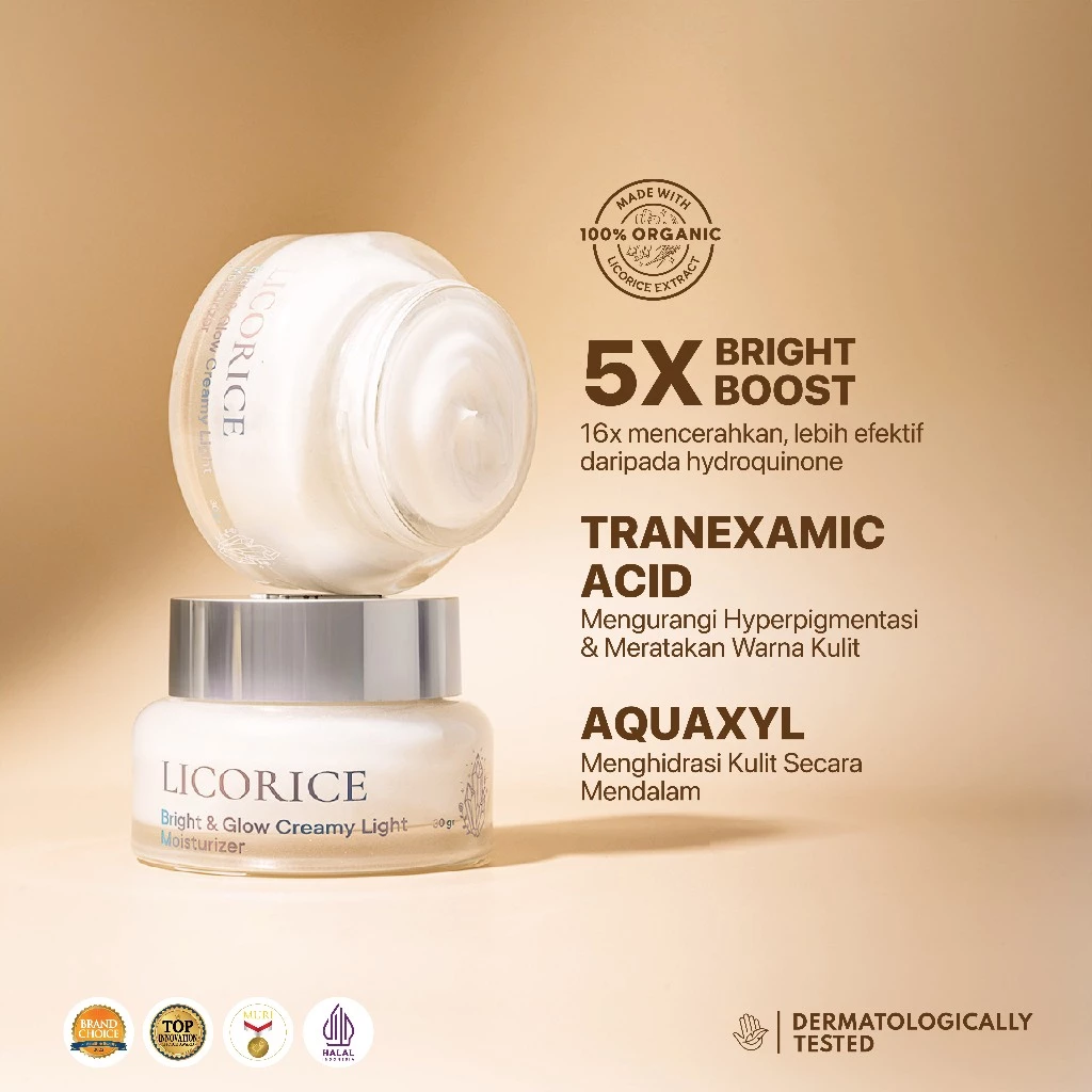 NPURE Licorice Bright & Glow Creamy light Moisturizer 2