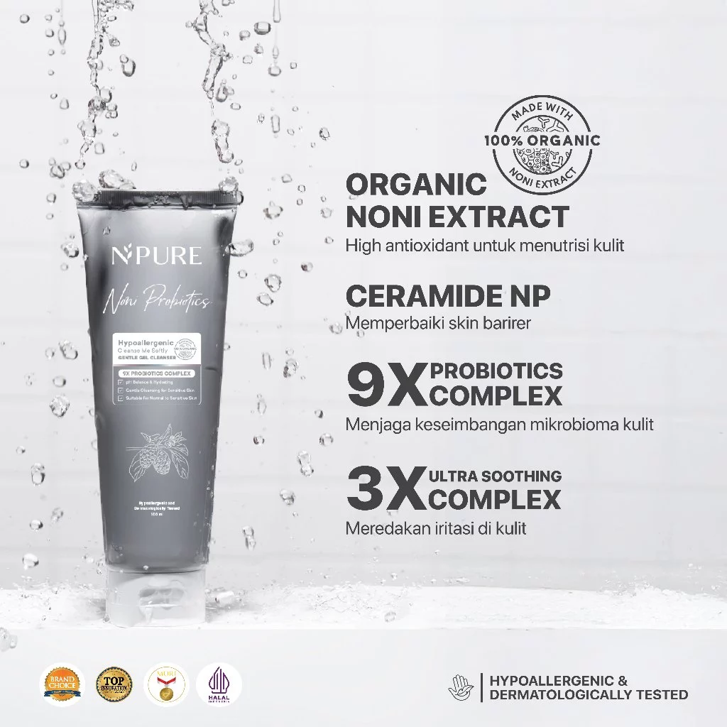 NPURE NONI Probiotics Cleanse Me Softly Gel Cleanser 2