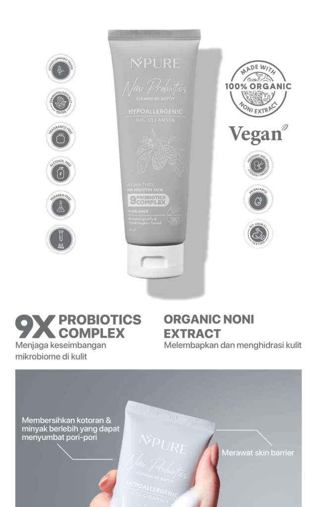 Pembersih wajah pH balance yang menjaga skin barrier