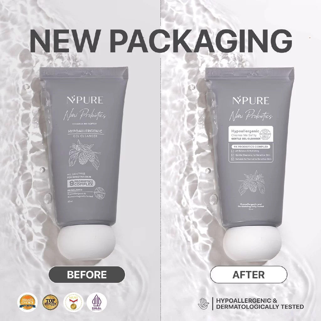 Gentle Cleanser Mini NPURE Noni Travel Size Aman Kulit Sensitif 6