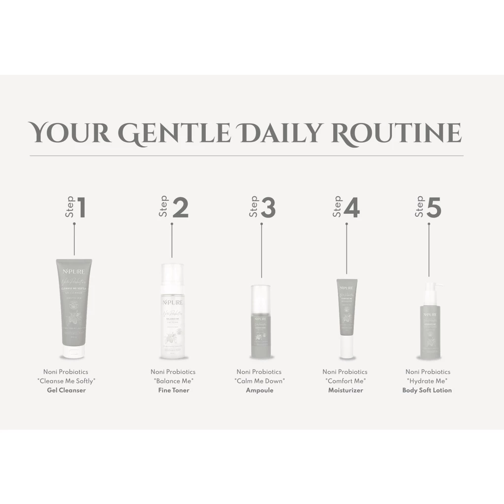 NPURE Noni Moisturizer untuk Kulit Sensitif Eksim Ceramide 8