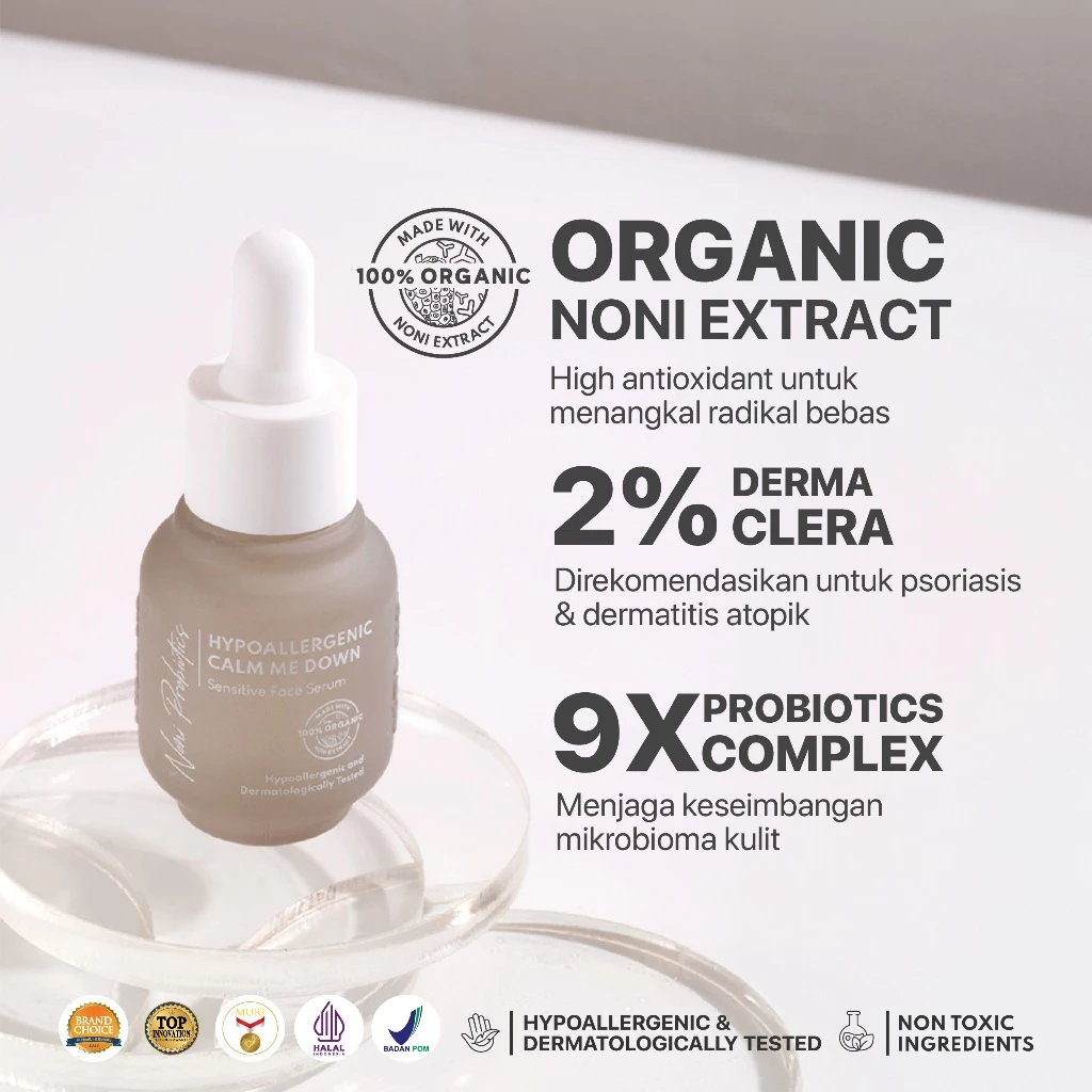 NPURE NONI Probiotics Hypoallergenic Calm Me Down Sensitive Face Serum 2