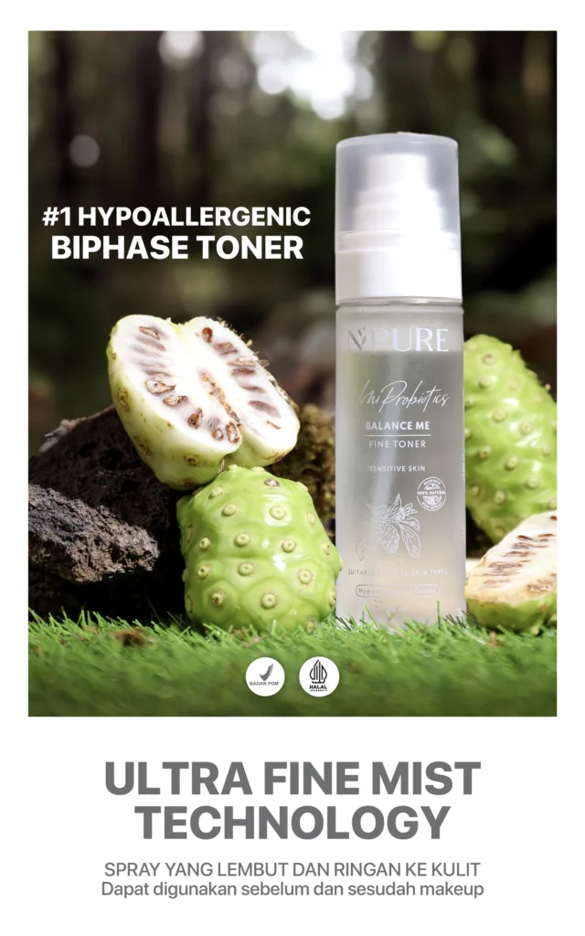 NPURE Noni Toner Balance Me Hypoallergenic untuk kulit sensitif